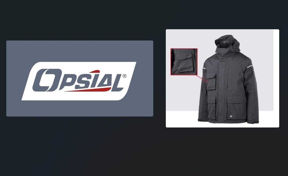 REDUCERE - Geacă santier lucru OPSIAL impermeabila XL nouă