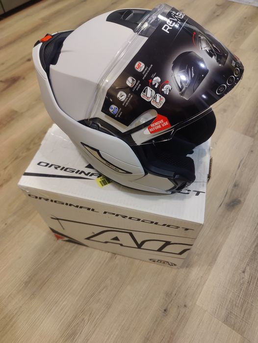 Vand casca airoh rev19 grey matt flip up