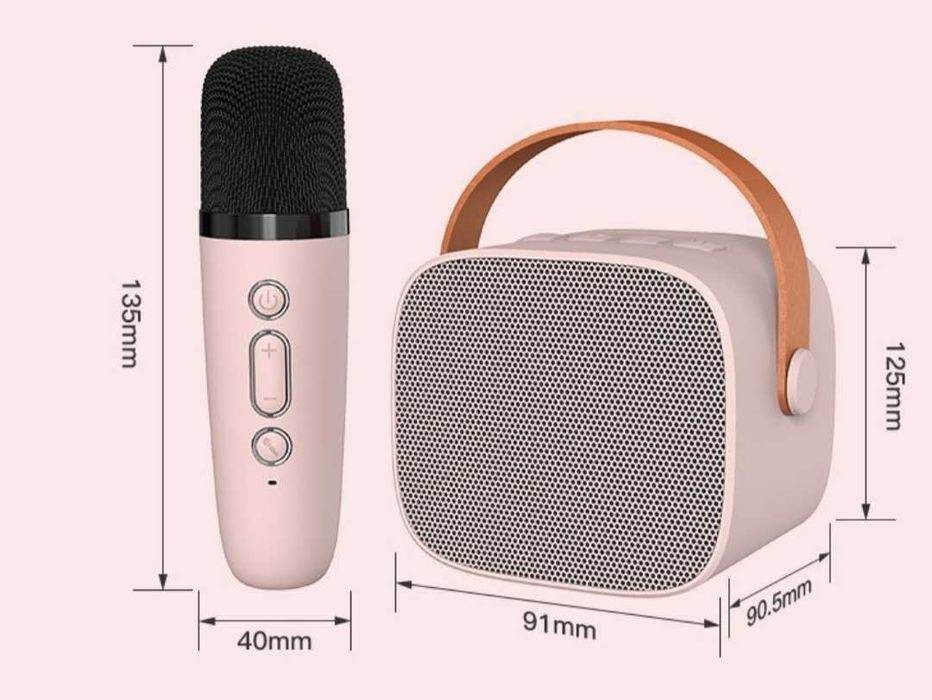 Микрофоны с колонкой караоке