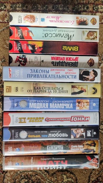 Видеокассеты. Фильмы. VHS