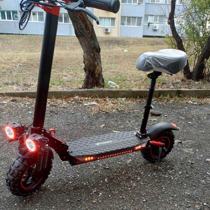Електрически скутер, тротинетка със седалка 1200W 18AH, 55 км/ч
