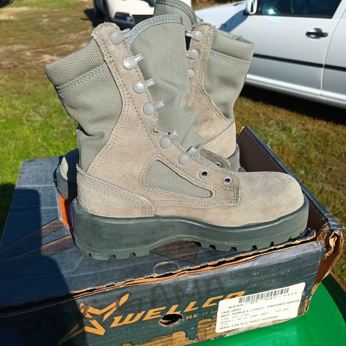Bocanci militari de aviatie, Wellco 5WF, talpic 24 cm Gore-Tex, Vibram