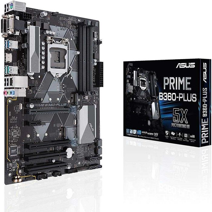 ASUS Prime B360-PLUS Intel B360 LGA 1151 (H4 Socket) ATX Motherboard DESKTOP