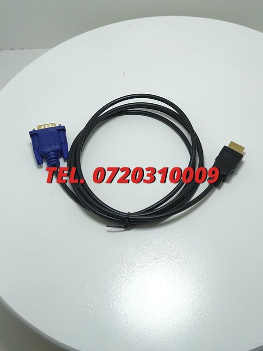 Hdmi La Vga 18m Cablu Snowkids Hdmi La Vga 1080p 60hz