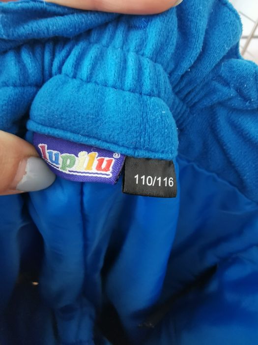 Pantaloni / salopetă cu bretele de iarnă și de schi băieți, 110-116