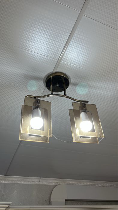 Срочно продом люстра бу