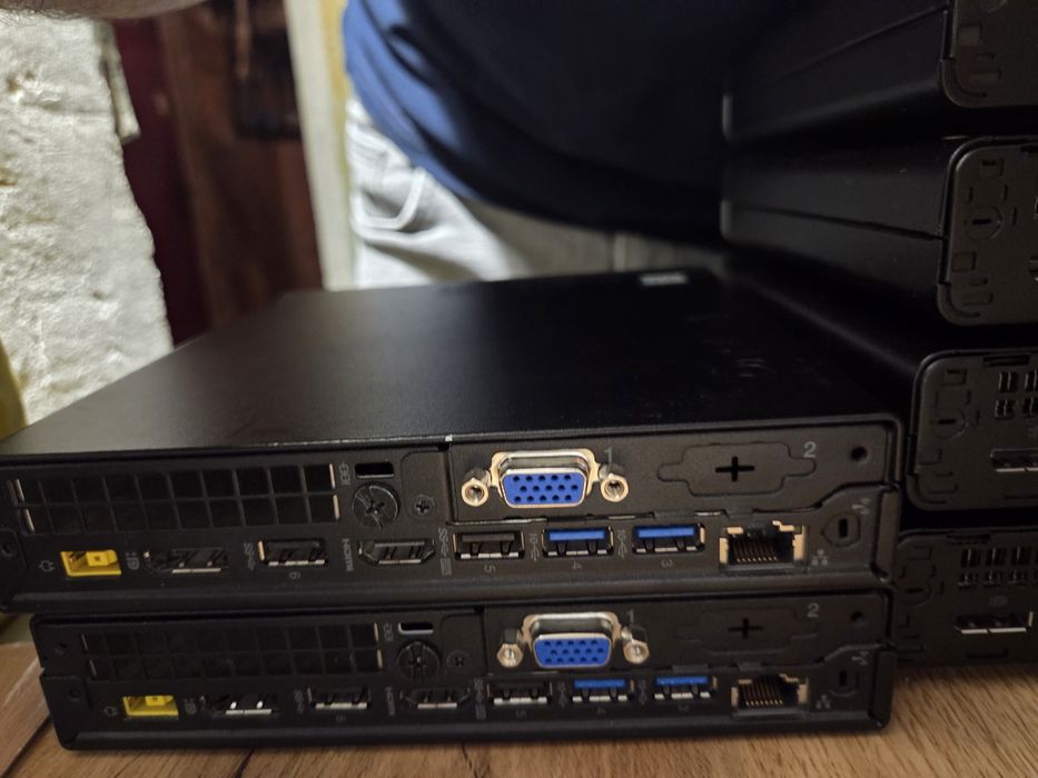 Промоция!!! Лот 6 броя мини pc, 4бр hp prodesk и 2бр Lenovo think cent