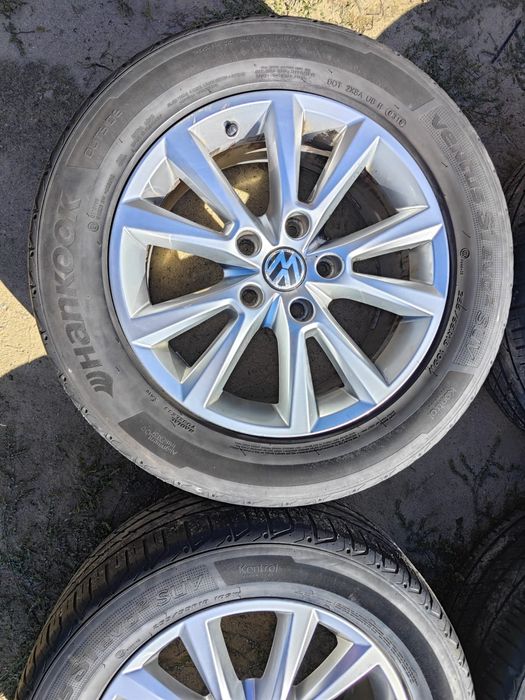 4x Jante din Aluminiu Originale de Volkswagen Touareg pe 18"