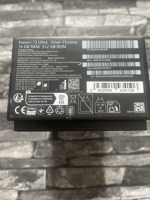 Xiaomi  15 Ultra*512GB*16GB RAM*FACTURA*GARANTIE