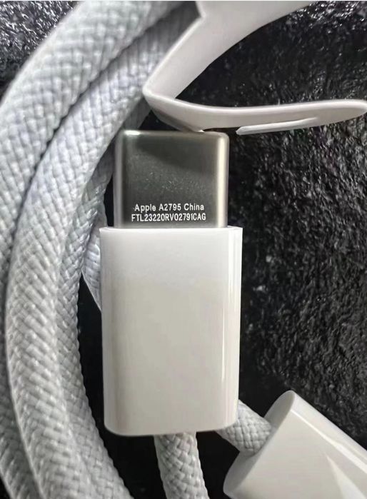 Cablu usb c to c nylon textil apple pentru  iPhone 15.16.17