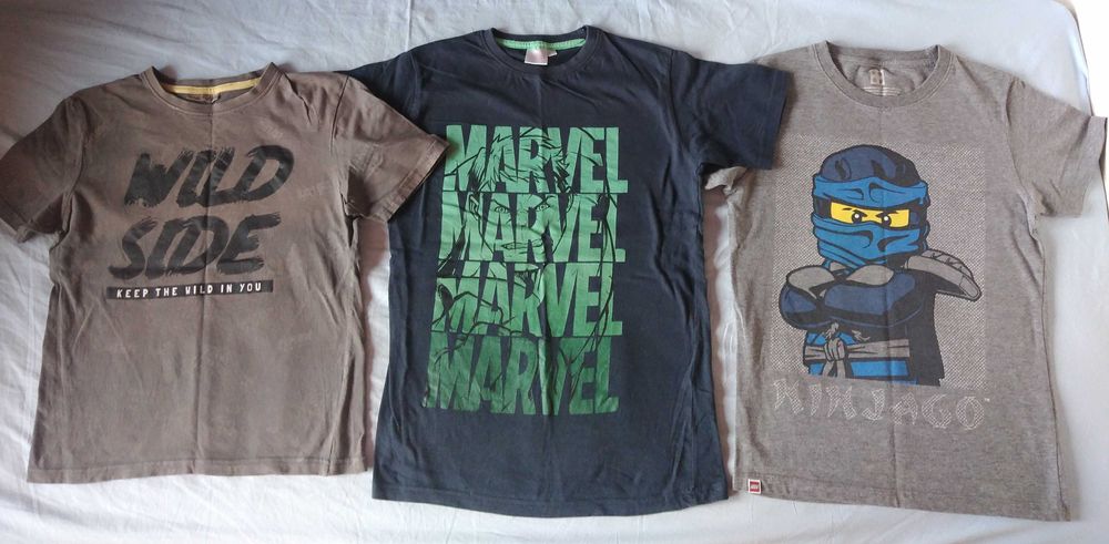 Блузки, суичери, тениски Лего, Марвел, Скуби-Ду, потници 128 и 134/140