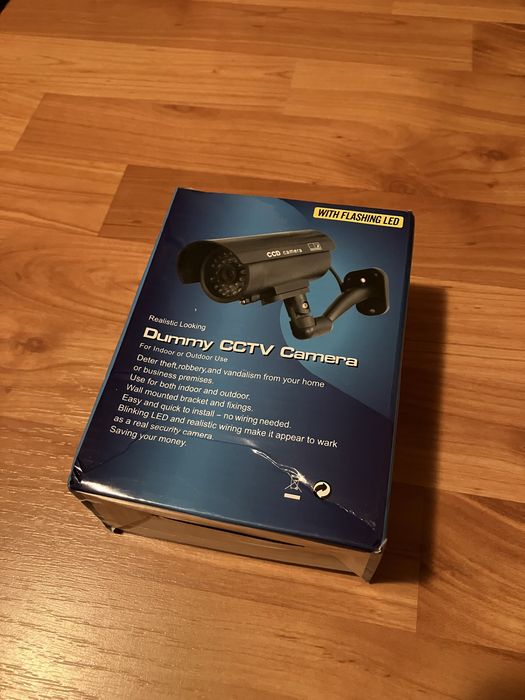 NOUA Camera supraveghere FALSA cu bec led