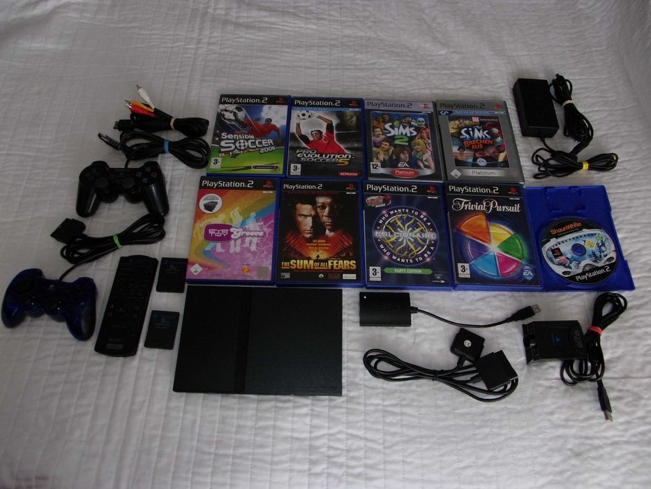 Consola PlayStation 2 Originala cu jocuri