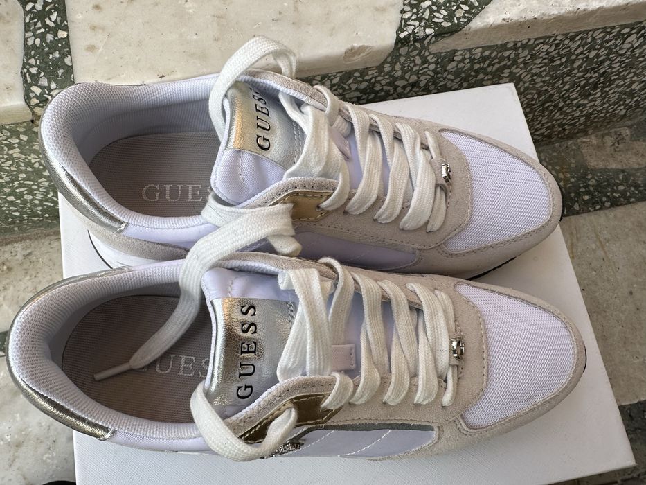 Оригинални Guess Energy, №38, Бяло и Сребристо – Луксозен модел!