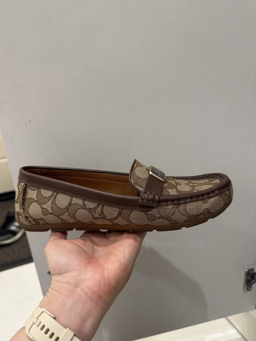 Лоферы Coach кожаные