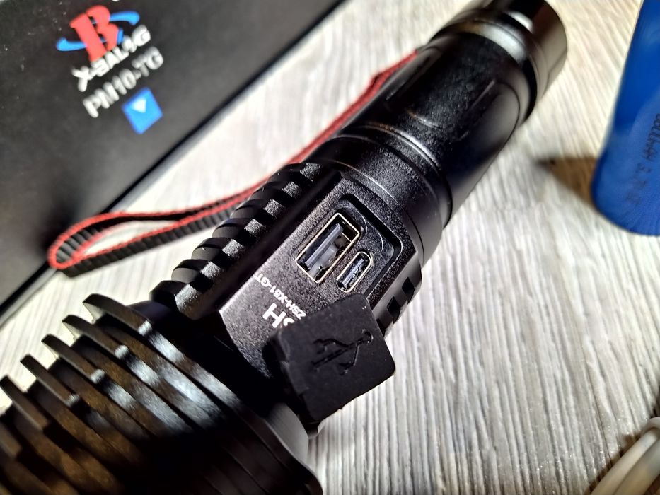 Lanterna cu LED LASER ALB PM20 ULS SI ZOOM, cu Rază Lungă 1300 METRI!