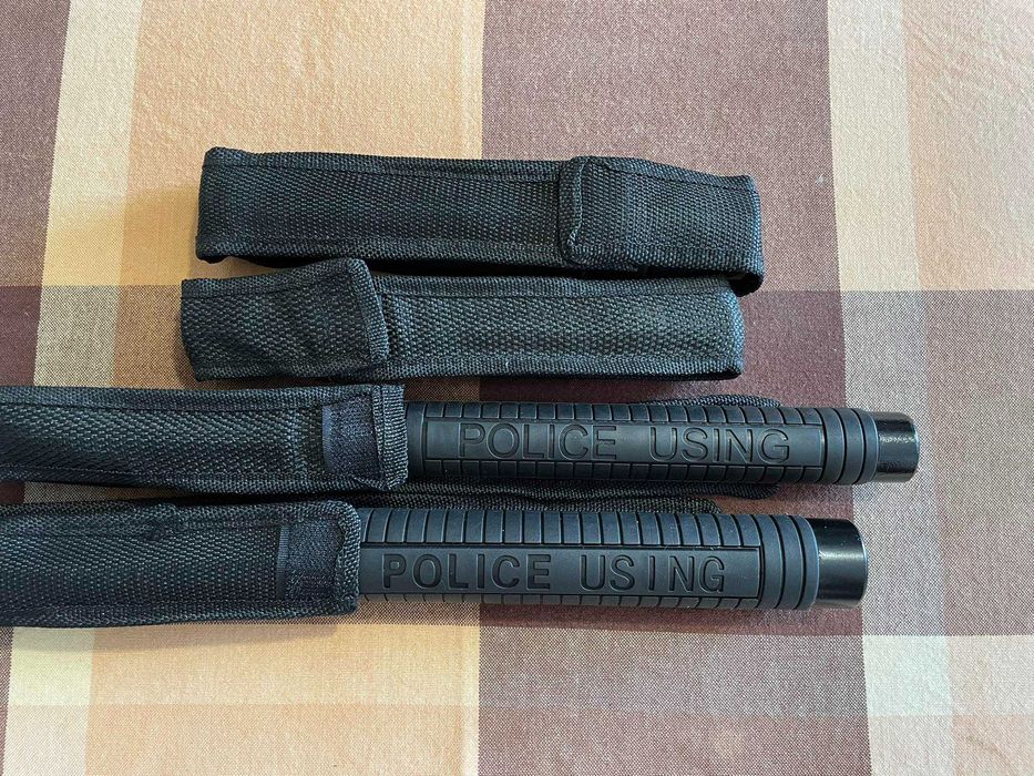 Метална полицейска палка 2- размера, електрошокове
