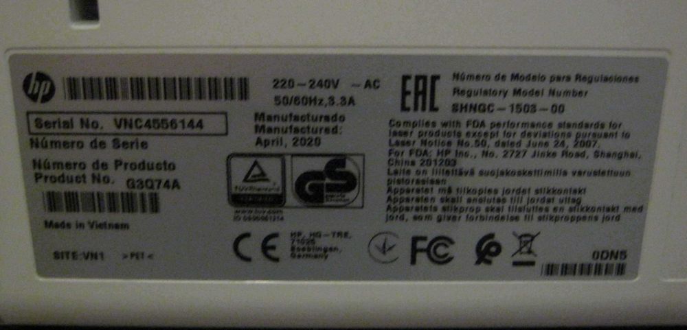 HP Laserjet M227 sdn