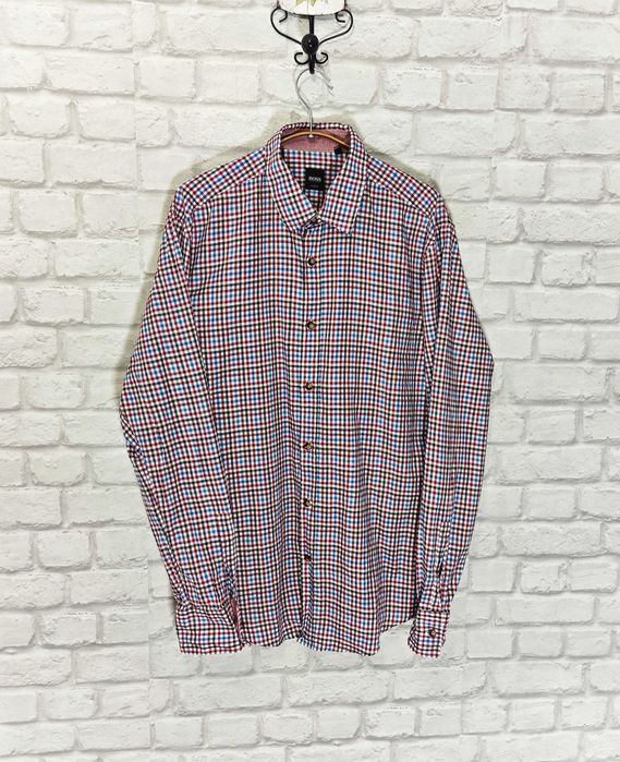 HUGO BOSS Slim fit оригинална мъжка риза размер L