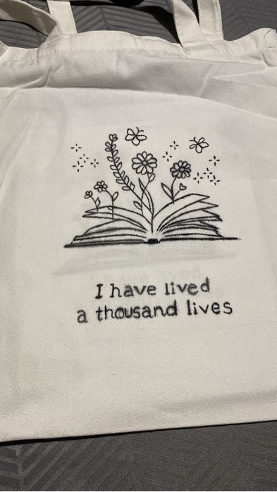 Tote bag pictata manual/ cadouri / plase personalizate