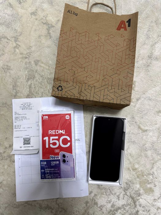 Нов Смартфон Xiaomi Redmi 15C 5G 8 gb / 128 GB