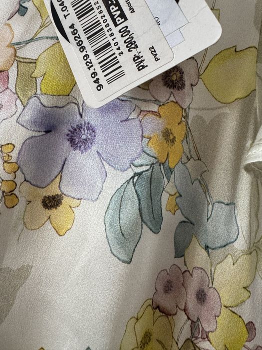 Rochie matase floral 40