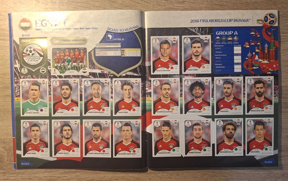 Попълнен Албум Панини Русия 2018