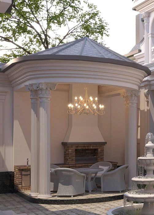 Строем летние кухни,очаги, барбекю.