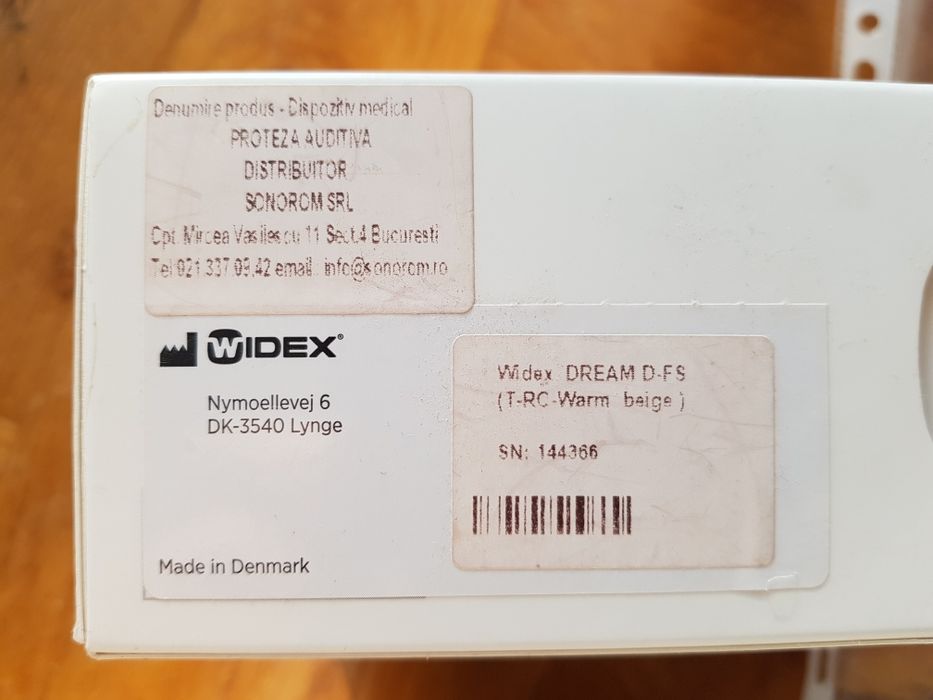 Aparat auditiv Widex (4300 lei nou)