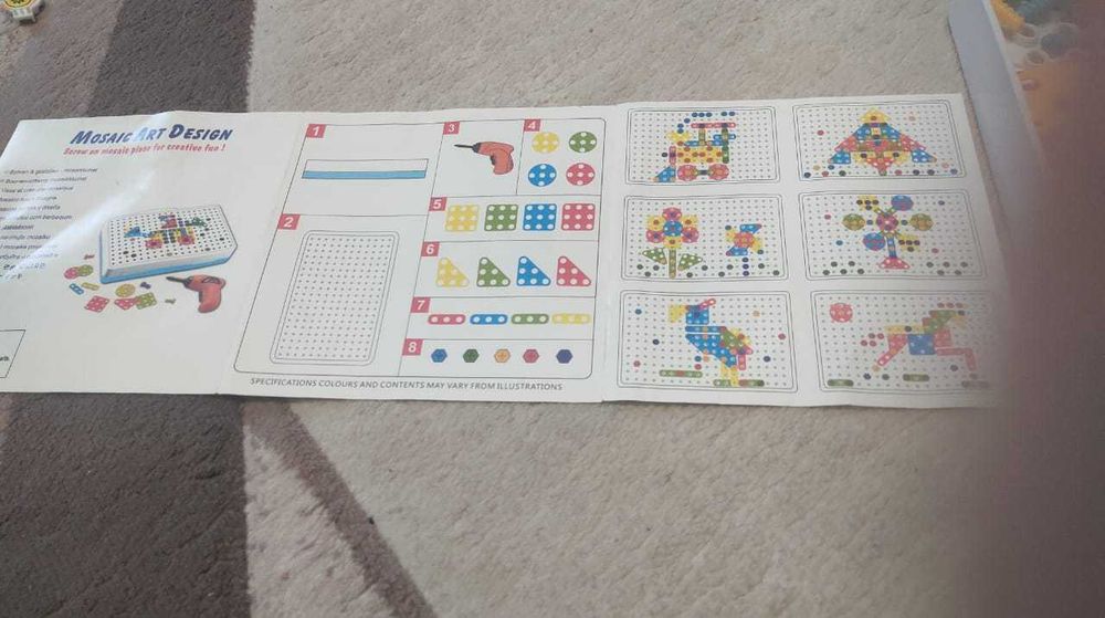 Конструктор-мозаика с дрелью