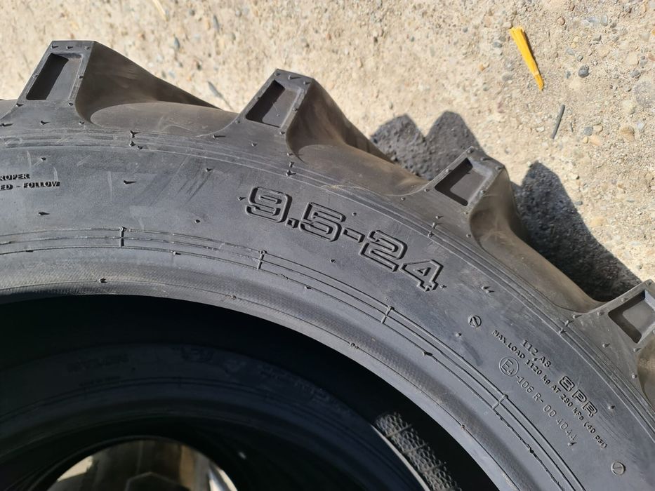ANVELOPA 9.5-24 TVS EUROGRIP TR27 8PR TT  Cauciucuri tractor, Fiat, Case, Fendt, John Deere, New Holland, Massey Ferguson, UTB   Cauciucuri tractor, F