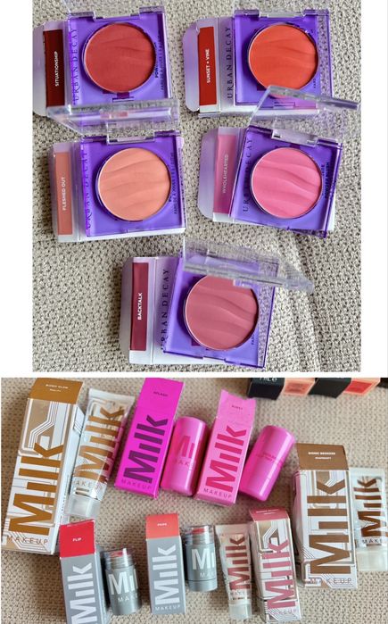 Оригинална козметика за лице Dior, Fenty, Tarte, Milk, Huda