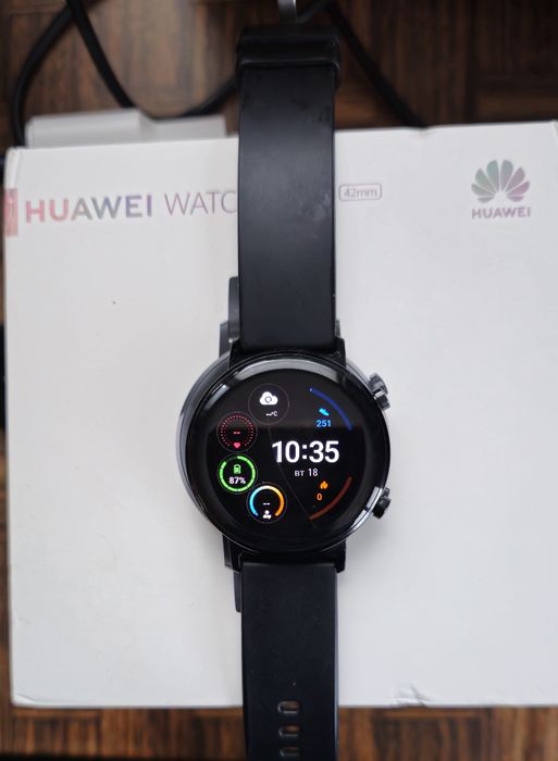 Часовник Smartwatch Huawei Watch GT 2, 42 мм, Matte Black