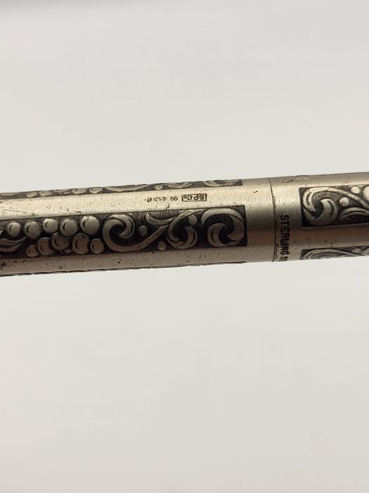 Sheaffer Imperial USA  Pix ARGINT 925 cu Gravura Struguri Frunze