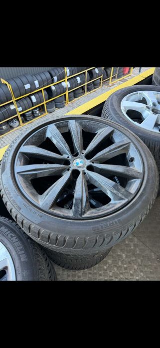 Set jante originale bmw 19 cu cauciucuri de iarna Pirelli