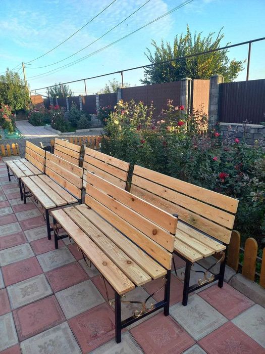 Скамейка уличная урны мусорные в наличии и на заказ