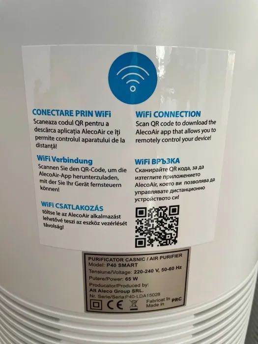 Vand purificator de aer AlecoAir P40 Smart