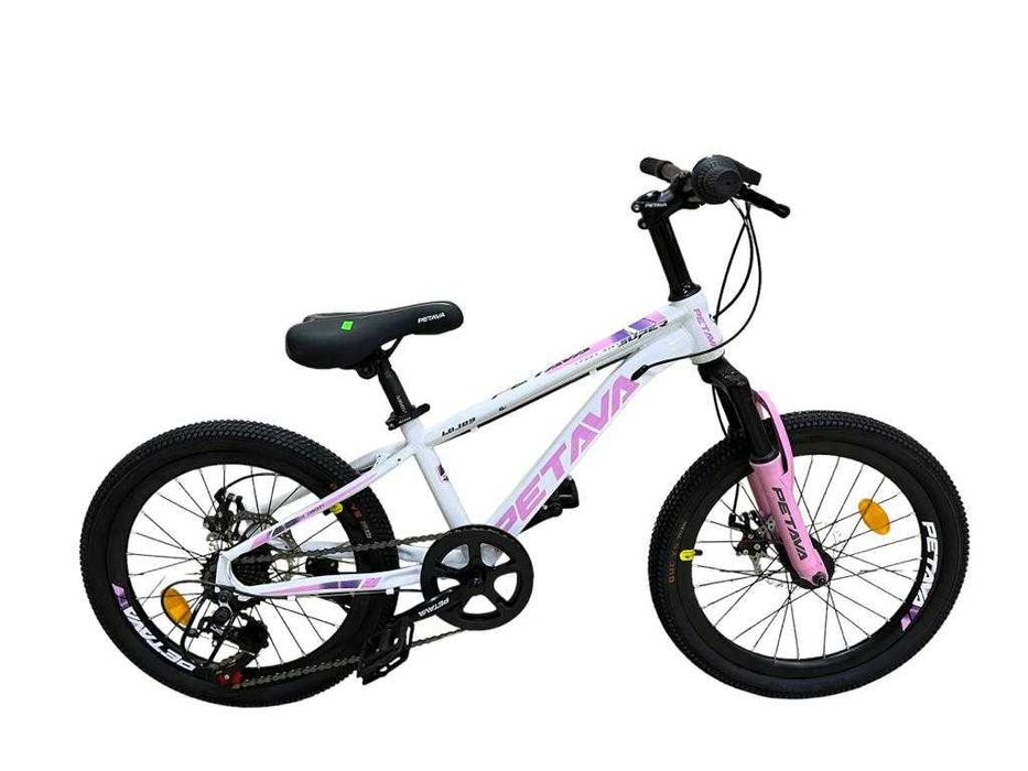 Детский скоростной велосипед Petava LD 20 Белый (рассрочка, KASPI RED)