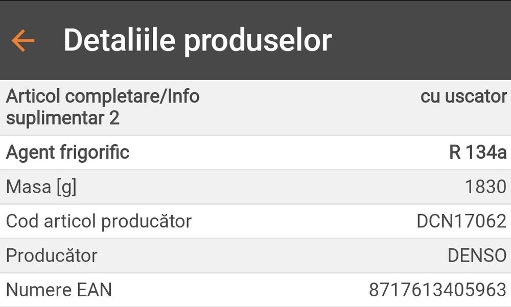 Radiator climatizare Vito Viano W447 Toată gama de piese Noi în Stoc