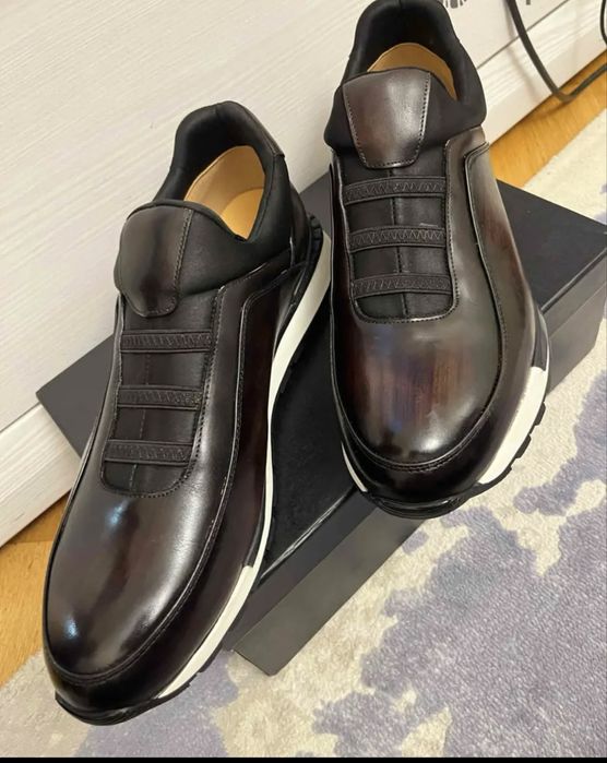 Кросовки кожаные