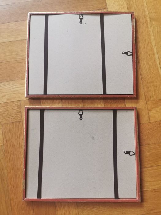 Колекционерски сериграфирани цветни миниатюри 2бр на Анри Льомари  !