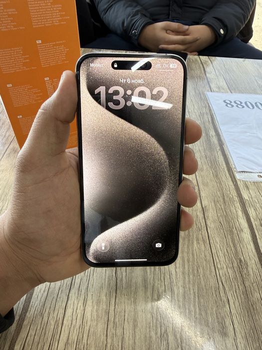 Iphone 15 pro max rangi natural titan
