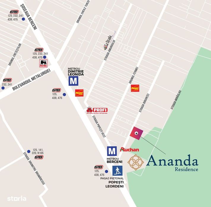 Apartament 3 camere de vanzare, compartimentare ideala, metrou Berceni