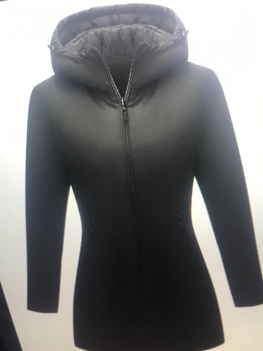 Официално дамско палто, Черно дамско яке с 2 лица дамска яка черна