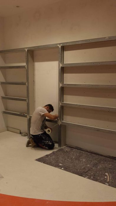 Montaj Rigips Tavane Rigips Glet mecanizat zugravit mecanizat Finisaje