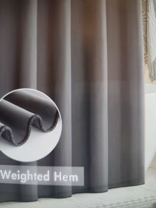 Perdea de duș din material cu uscare rapida. 180x200.