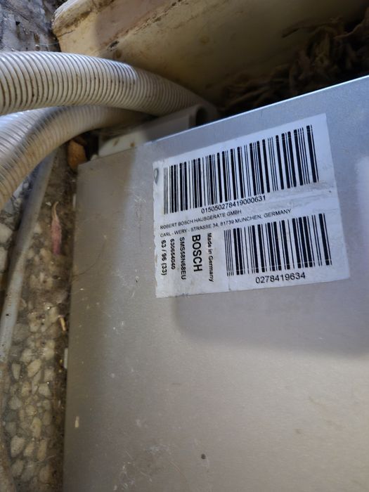 Bosch SMS58N68EU НА ЧАСТИ – ползвана 2 пъти, всичко работи без платка, СПЕШНО