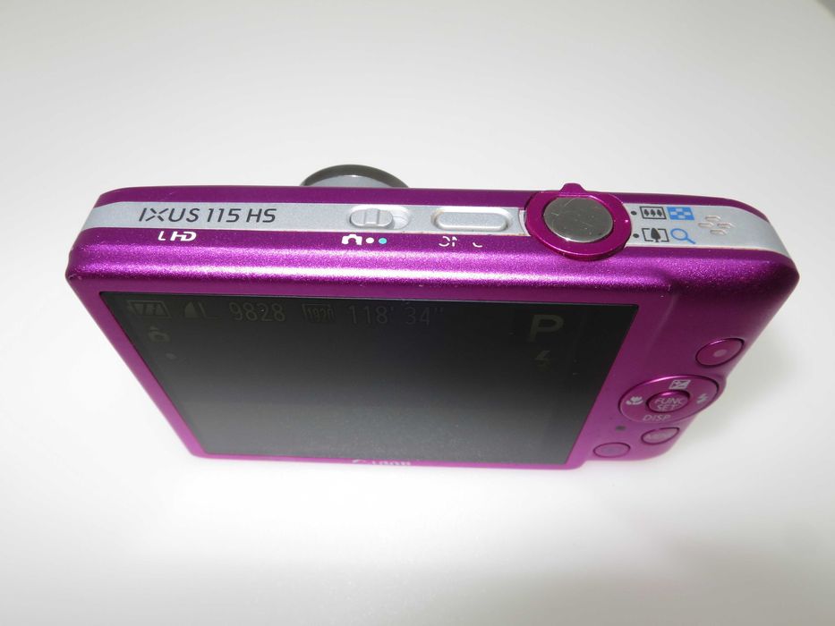 Canon IXUS 115 компактен фотоапарат камера розов цвят FULL-HD видео