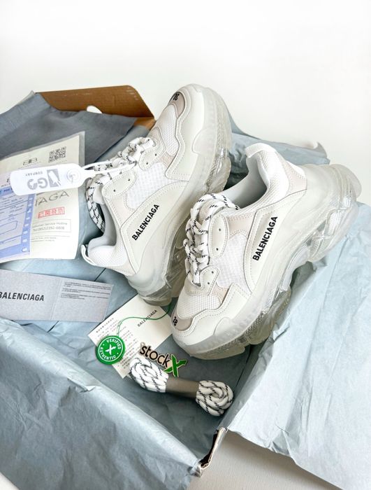 Balenciaga Triple S Clear Sole White 43 Premium NOI
