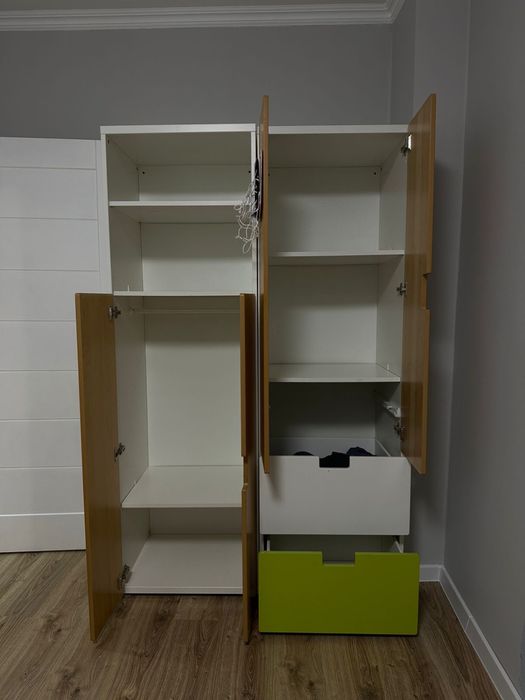 Кровать и шкаф Ikea